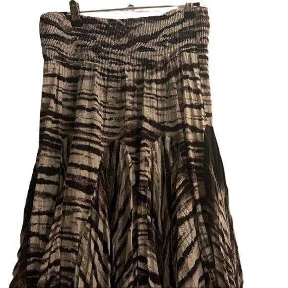 Grace Elements Zebra Print Midi Skirt - Picture 2 of 5